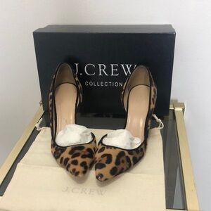 J crew collection Valentina calf hair d’orsay pumps size 7.5​